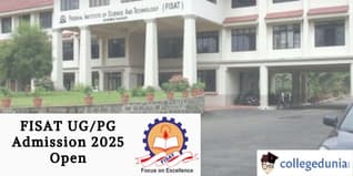 FISAT UG/PG Admission 2025 Open; Check Details Here